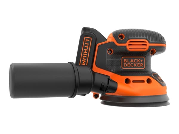 BLACK+DECKER BDCROS18 - Eksentersliper - trådløs - 1 hastighet - 125 mm - 18 V