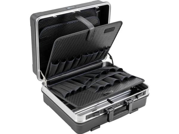 B&W tool.case flex - Datorväska för verktyg - aluminium, stöttålig ABS-plast - svart