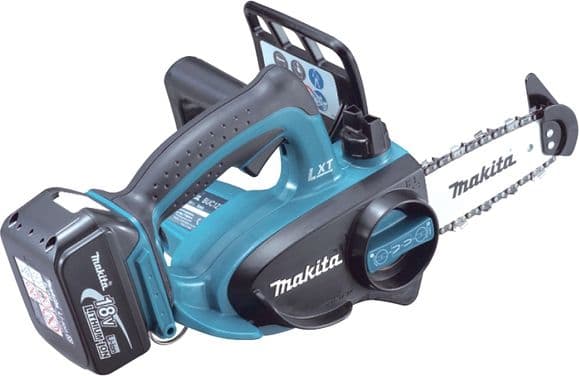 Makita DUC122RTE, 11,5 cm, 5 m/s, 25,4 / 4 mm (1 / 4"), Sort, Blå, Batteri, 5 Ah