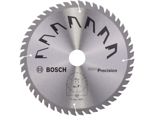 Bosch Accessories Precision 2609256B58 Kovametallipyörösahanterä 210 x 30 mm Hampaiden lukumäärä (tuumaa kohti): 48 1 kpl