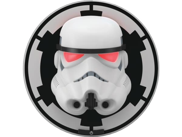 Philips Stormtrooper LED-vegglampe, hvit, LED, Vegg, Gutt, Batteri Sort, Hvit