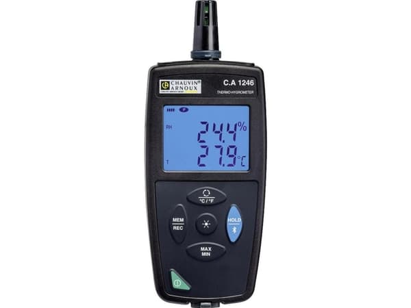 Chauvin Arnoux C.A 1246 Luftfugtighedsmåler (hygrometer) 3.0 % rF 98.0 % rF Datalogger og trådløs USB-interface, Dataloggerfunktion,