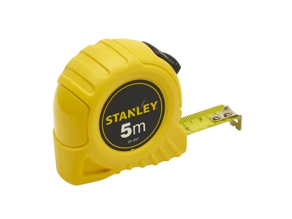 Mål 5m/19mm STANLEY plastkasse