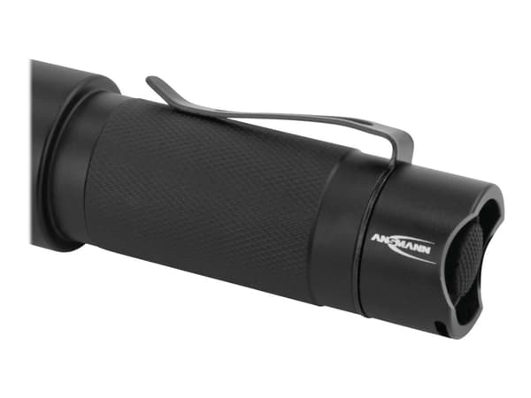 Ansmann M250F, Käsikokoinen taskulamppu, Musta, Painikkeet, Rotaatio, 1 m, IP54, 1 lamppua