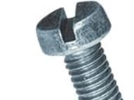 CH-skruv M6x16 4.8 - FZB DIN 84A CH slitsade skruvar stål 4.8 200 st