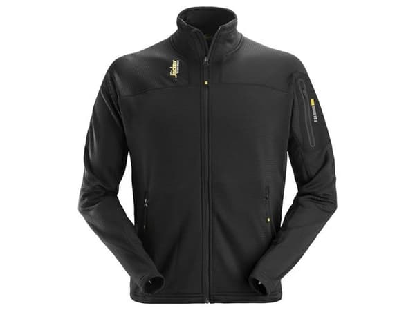 SNICKERS WORKWEAR 9438 Body Mapping Microfleece jakke, sort, størrelse L