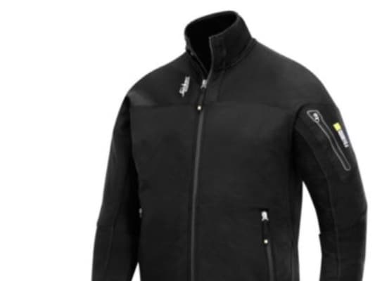 SNICKERS WORKWEAR 9438 Body Mapping Microfleece jakke 9438-0400 sort størrelse 2XL