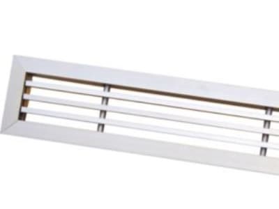 Nilan Elegance Gitter 300x50mm - sølvalukseret aluminium