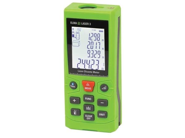 ELMA INSTRUMENTS Elma Laser 3 afstandsmåler 80 m, med vinkelmåler og Bluetooth