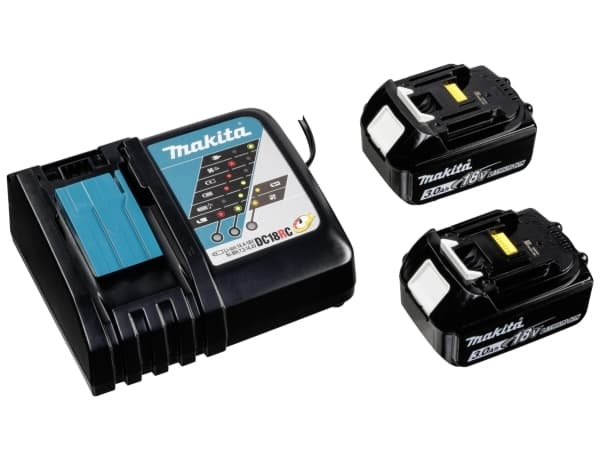 Makita DDF482RFJ - Borr/drivare - sladdlös - 2 hastigheter - nyckellös chuck 13 mm - 62 N·m - 2 batterier - 18 V