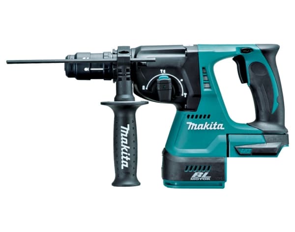 Makita DHR243Z - Roterande hammare - sladdlös - 3-läge - SDS-plus - 2 joule - inget batteri - SOLO