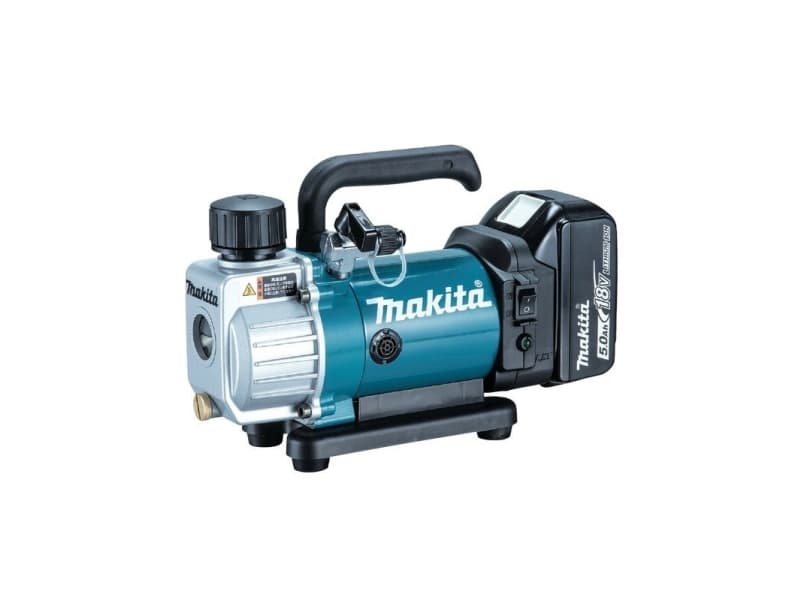 Makita cordless vacuum pump DVP180RT, 18Volt (blue / black, Li-ion battery 5.0Ah)