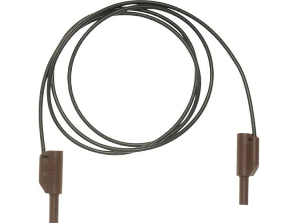 Metrel A 1342 Säkerhetsprovledning [Bananplugg 4 mm - Bananplugg 4 mm] 1,50 m Svart, brun 1 st