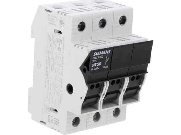 SIEMENS SITOR sikringsafbrydere 10X38, op til 32 A, 690 V AC