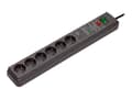 Pikkukuva 1 / 5: brennenstuhl Secure-Tec - Strømstødsbeskytter - 3.5 kW - output-stikforbindelser: 6 - antracit (sort)