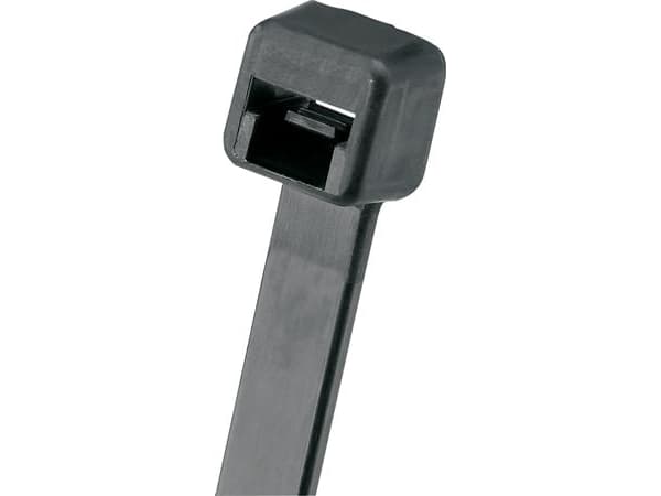 Panduit Cable Tie, 14.5"L (368mm), Light-Heavy, Weather Resistant, Black, 50pc, Nylon, Svart, 368 mm