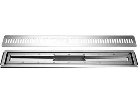Unidrain afløbsarmatursæt - 700mm vinyl m/rist/ramme st rf