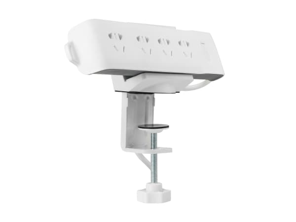 Equip 650806, Haaroittimen pidike, Valkoinen, Akryylinitriilibutadieenistyreeni (ABS), Terästä, 100 mm, 62 mm, 155 mm