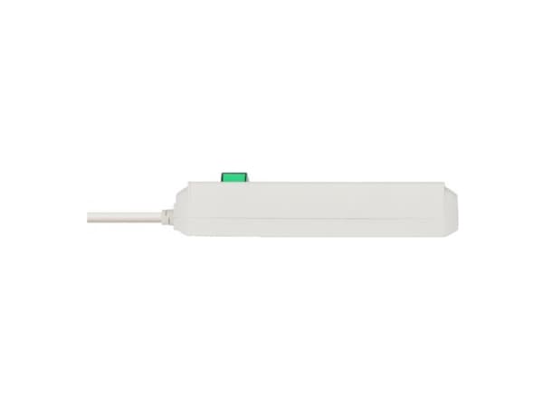 brennenstuhl Eco-Line - Effektband - utgångskontakter: 3 - 5 m sladd - silvergrå