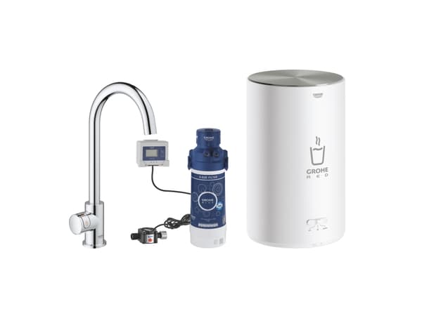 GROHE Red Mono, Standard, Kromfarget, Digitalt, Single/enkelt, Type C, 150°