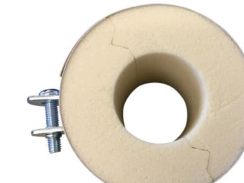 Isoglobal rörhållare 139x30 - M12/M16 - 1/2'' - Inkl. hängare