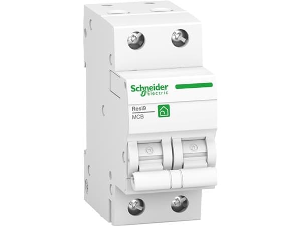 SCHNEIDER ELECTRIC Automatisk säkring C-karaktäristik 16A 2-polig för bostadscentraler iht 60898 6kA