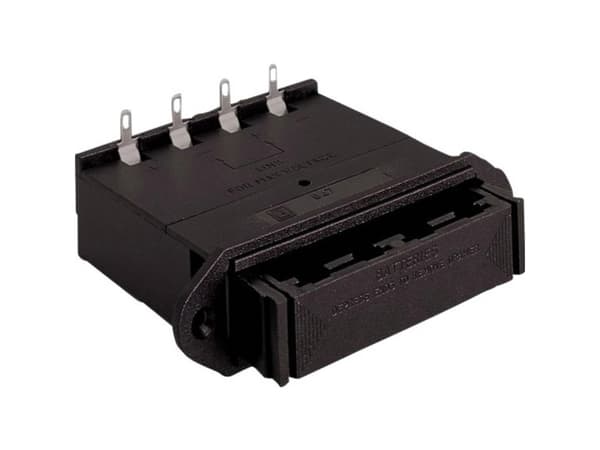 Bulgin BX0027 Batteriholder 4 R6 (AA) Loddetilslutning (L x B x H) 95.3 x 61.2 x 26 mm