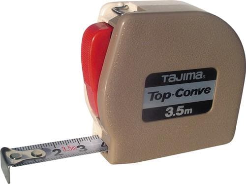 Båndmål Top Conve 3,5 m - Kl. I, 13 mm, Tajima