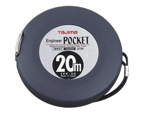 Tajima 20m Pocket fig 4 kl 1 Rustfrit stål