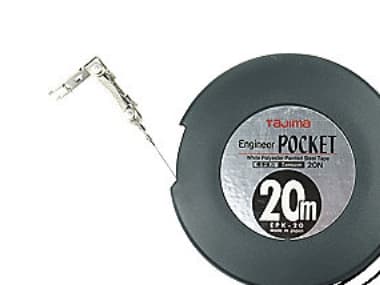 Tajima 20m Pocket fig 4 kl 1 Rustfrit stål