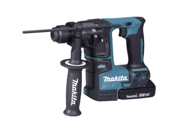 Makita DHR171RAJ, SDS Plus, Musta, Sininen, Harjaton moottori, 4800 RPM, 1,2 J, 1 cm
