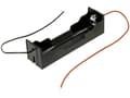 Miniatyrbilde 2 av 3: MPD BH-18650-W Batteriholder 1 18650 Kabel (L x B x H) 78 x 21 x 21 mm