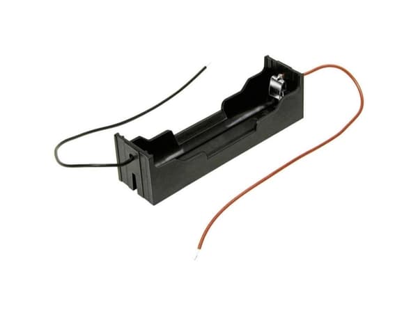 MPD BH-18650-W Batteriholder 1 18650 Kabel (L x B x H) 78 x 21 x 21 mm