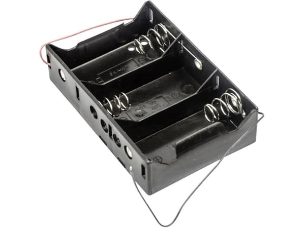 MPD BH3DW Batteriholder 3 R20 (D) Kabel (L x B x H) 107 x 71 x 28 mm