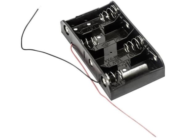 MPD BH4CW Batteriholder 4 R14 (C) Kabel (L x B x H) 106 x 58 x 23 mm