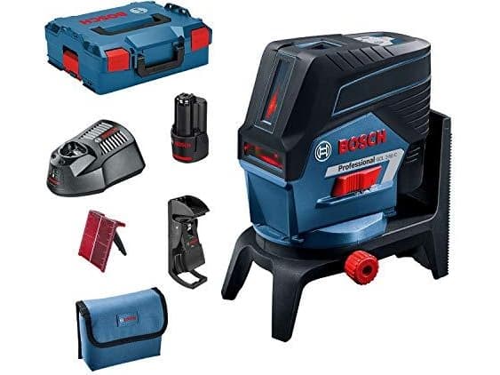 Bosch COMBINE LASER GCL 2-50 12V RM2 L-BOXX Sort, Blå