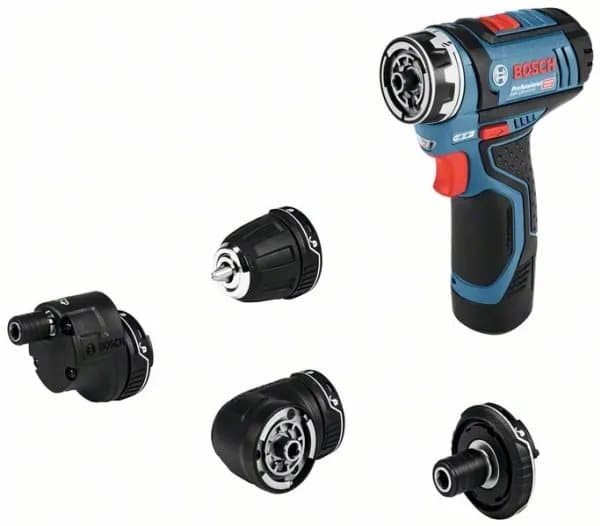 Bosch GSR 12V-15 FC Professional - Drill/driver - trådløs - 2 hastigheter - 1/4" sekskantspor 10 mm - 30 N·m - uten batteri - 10.8 - 12 V - SOLO