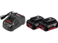 Miniatyrbilde 3 av 5: Bosch 2 x GBA 18V 5.0Ah + charger GAL 1880 CV Professional - Batterilader + batteri 2 x - Li-Ion - 5 Ah - 8 A