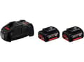 Miniatyrbilde 4 av 5: Bosch 2 x GBA 18V 5.0Ah + charger GAL 1880 CV Professional - Batterilader + batteri 2 x - Li-Ion - 5 Ah - 8 A