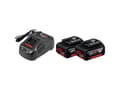 Miniatyrbilde 2 av 5: Bosch 2 x GBA 18V 5.0Ah + charger GAL 1880 CV Professional - Batterilader + batteri 2 x - Li-Ion - 5 Ah - 8 A