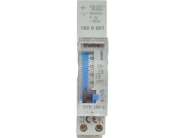 Theben 1800001 Timer för DIN-skena analog 230 V