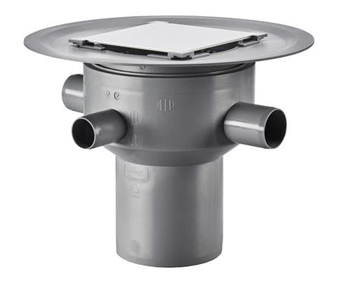 Purus Multiflex ø110mm TILE l. - vertikal TILE&amp;fläns för smörjmembran/vattenlås