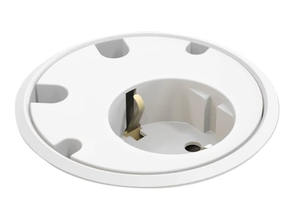 Kondator Powerdot Fixed level unit - Ytmonterat uttag - försänkt montering - ström - vit Vit