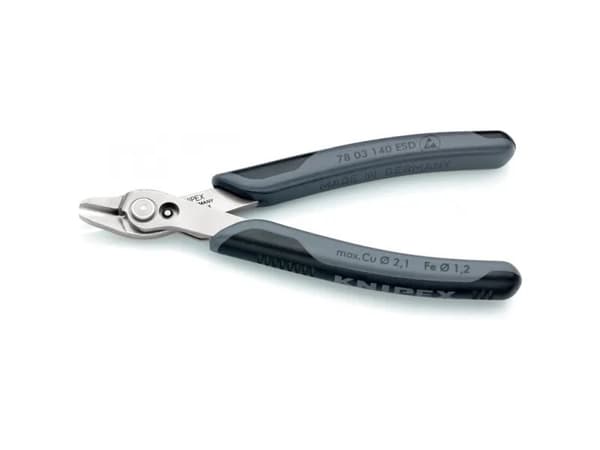Knipex Super Knips XL ESD, Avbitartång, 1,23 cm, 9,2 mm, 2,1 mm, 9,2 mm, Elektrostatiskt urladdningsskydd (ESD)