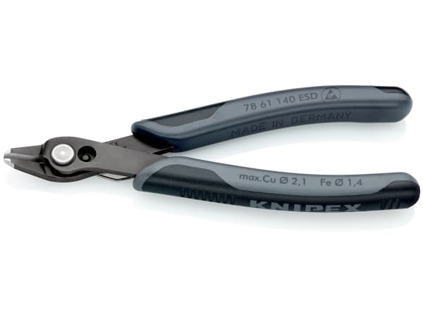 Knipex 78 61 140 ESD, Rustfritt stål, Sort