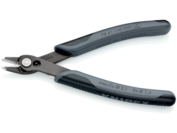 Knipex 78 61 140 ESD, Rustfritt stål, Sort