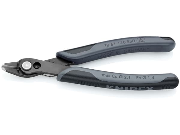 Knipex 78 61 140 ESD, Rustfritt stål, Sort