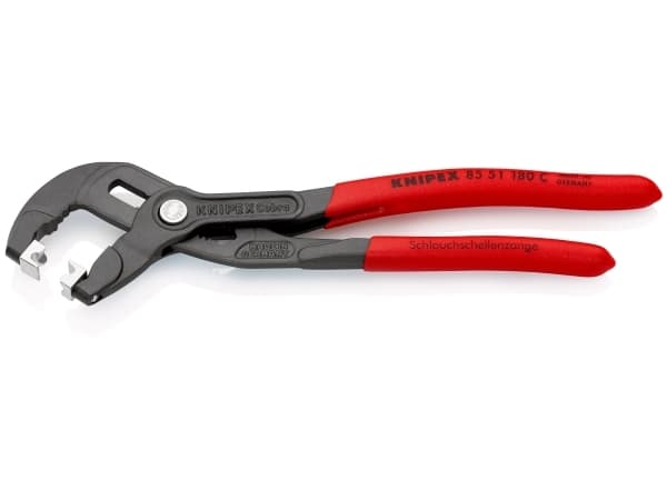 Knipex 85 51 180 C, Slangklipptång, Kromvanadiumstål, Plast, Röd, 51 mm, 18 cm