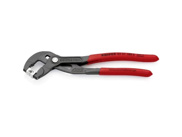 Knipex 85 51 180 C, Slangklipptång, Kromvanadiumstål, Plast, Röd, 51 mm, 18 cm
