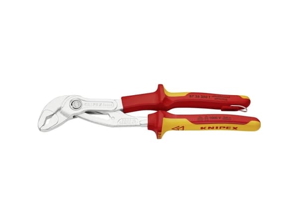 Knipex 87 26 250 T, Slangekutter, Metall, Plast, Metall, Plast, Rød, Gult, 71 mm, 250 mm